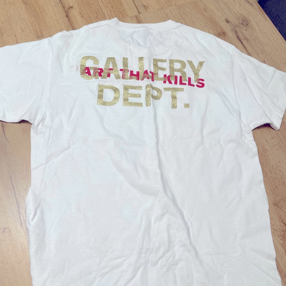 GALLERY DEPT MENS T SHIRT - LARGE - 9/10 CONDITION.